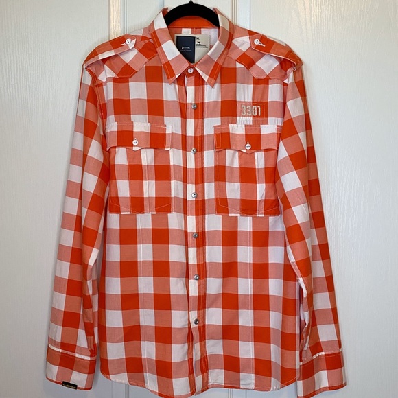 g star raw check shirt